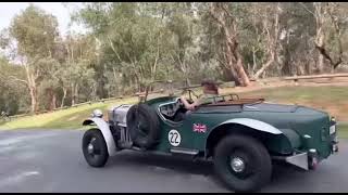 Riley 25 Special driving around Lake Ginninderra with Austin Seven [upl. by Lipscomb]