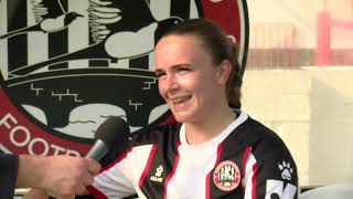 Maidenhead Utd Women 21 Bournemouth Sports Women  Katie Akerman Interview  1st September 2024 [upl. by Niad656]