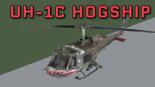 Hobby boss UH1C Huey “Hogship” 148 [upl. by Adiahs814]