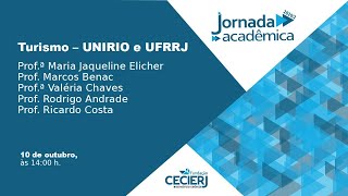 Jornada Acadêmica 20202  Licenciatura em Turismo UNIRIO e UFRJ [upl. by Duquette]