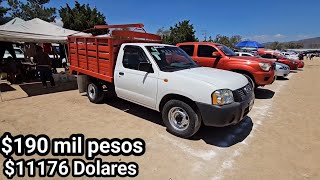 Cuanto cuestan las nissan np300 d21 y más trokas en el tianguis de autos oaxaca nissand21 [upl. by Itnavart]