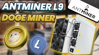 New Bitmain Antminer L9 Will Earn Over 40 PER DAY Mining Dogecoin in 2024 [upl. by Ennazzus20]