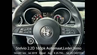 Alfa Romeo Stelvio 22D 160pk AutomaatLederXenonLedGrNavipdc19quotlmvSuper [upl. by Cordeelia]