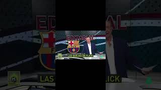 PEDREROL MUESTRA SU FANATISMO EN SU EDITORIAL EN EL CHIRINGUITO DE JUGONES lewandowski fcbarcelona [upl. by Esilana]