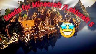 Seeds for Minecraft  Lokicraft 5 minecraft [upl. by Wallford]