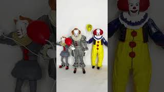 Pennywise 1990 vs Pennywise 2019 neca horrorcollector pennywise [upl. by Oicnoel]