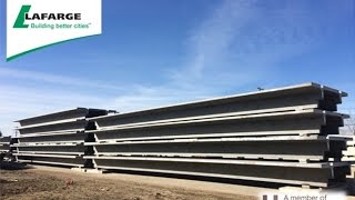 Double Tee Production by Lafarge Precast Edmonton [upl. by Stafford]