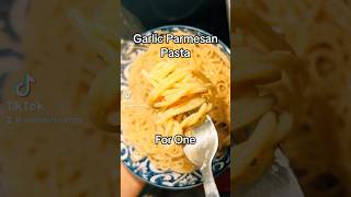 Easy Parmesan Pasta for One Ps Dont forget to add salt [upl. by Maynord]