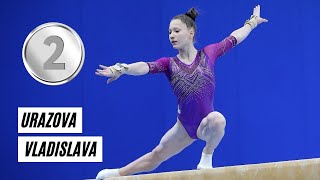 Vladislava URAZOVA  Silver Medalist of the Russian Artistic Gymnastics Cup 2021  All Around [upl. by Dagney]