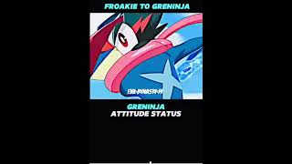 Froakie to Greninja evolutions Kallu Kaliya shortsfeed pokemon ashkechum edit shorts [upl. by Bland]