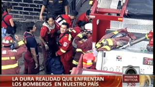 LA DURA REALIDAD DE LOS BOMBEROS EN EL PERÚ [upl. by Accber]