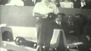 PBA Bowling 1961 Billy Welu Harry Smith Lakeland Bowl St Louis Mo Part 2 [upl. by Ihsakat275]