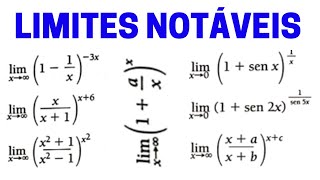 LIMITES NOTÁVEIS limites fundamentais exponenciais [upl. by Demmahum405]