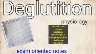 Deglutition phases mechanism physiology [upl. by Gerik531]