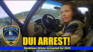 DISTURBING DUI Arrest Caught on Camera by Acworth Police Department [upl. by Pegg842]