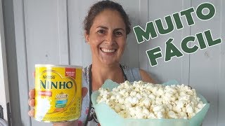 A MELHOR PIPOCA DE LEITE NINHO [upl. by Jutta]