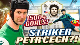 1500 GOALS WITH ICON PETR CECHAT STRIKER FIFA 21 Ultimate Team [upl. by Notsahc]