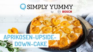 Saftiger AprikosenUpsideDownCake 🍑  SIMPLY YUMMY Rezepte [upl. by Ev]