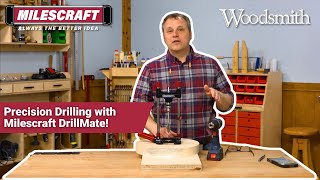 Drill Precision Anywhere with the Milescraft DrillMate  Woodsmith Magazine Review [upl. by Mundy]