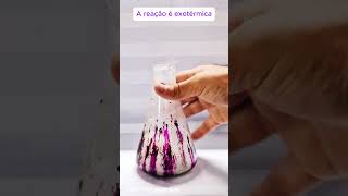 Reação KMnO4  H2O2 quimica chemistry Chemical ciencias Science reacoesquimicas explorar fy [upl. by Mariko458]