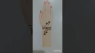 Best Bracelet tattoo mehndi for girls short youtubeshorts [upl. by Albers]