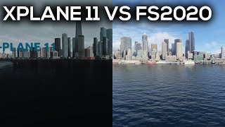 NEW FS 2020 VS XPLANE 11 GRAPHICS COMPARISON 4K 60FPS [upl. by Gerry]