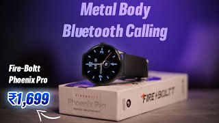 Fire Boltt Phoenix Pro Smartwatch Unboxing and Review 😍  Round 139 Bluetooth Calling Smartwatch [upl. by Hammock]