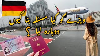 Germany ka visaAufenthaltkarte kiyon dobara apply kiya  life with hafsa [upl. by Enytnoel]