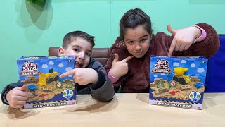 Unboxing Fun Sand Teamsterz ToysReview RyansWorld [upl. by Hajin]