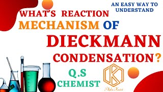 Dieckmann Condensation with Mechanism  BetaKeto Ester Formation  Bsc MSc  Organic Chemistry 2020 [upl. by Oirretno]