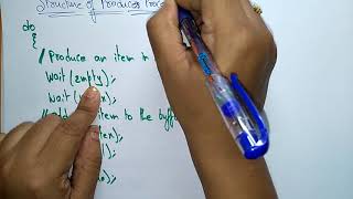 Bounded buffer Problem  Using Semaphore  OS  Lec58  Bhanu Priya [upl. by Ahseret]