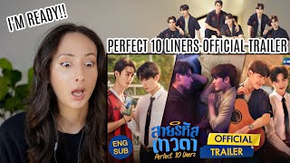 OFFICIAL TRAILER สายรหัสเทวดา Perfect 10 Liners REACTION  ForceBook PerthSanta MarkJunior [upl. by Paynter]