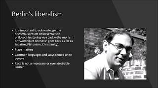 Isaiah Berlins Pluralistic Liberalism [upl. by Casabonne]