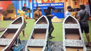 🚢4th task for tickeToFinale🎟️  bigboss7 Telugu updates actorshivaji pallaviprashanth amardeep [upl. by Aroda27]