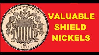 AMAZING RARE amp VALUABLE SHIELD NICKELS KEY DATE amp RARITIES WORTH MONEYVIEWERS SUGGESTED VIDEO [upl. by Imer418]