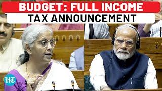 Budget 2024 Income Tax Changes In New Regime  New Slabs Standard Deduction  Nirmala  Modi Govt [upl. by Prunella]