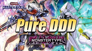 TOP TIER DECK IN MONSTER TYPE EVENT PURE DDD GAMEPLAY  YuGiOh Master Duel [upl. by Fortunna398]