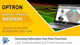 OGT Webinar  Scan Data in Trimble RealWorks and Trimble Business Center [upl. by Ellimak]