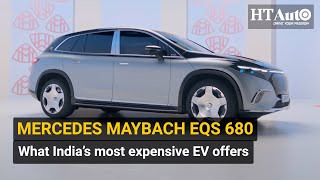 Mercedes Maybach EQS 680 SUV first look What India’s most expensive electric car offers [upl. by Niriam354]