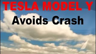 Tesla Avoids Crash  Dashcam [upl. by Fiann375]