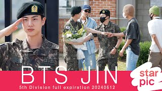 LIVE BTS JIN military discharge ceremony 20240612 BTS JIN [upl. by Mariellen]