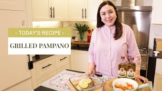 MARJORIES KITCHEN GRILLED PAMPANO  Marjorie Barretto [upl. by Oelak]