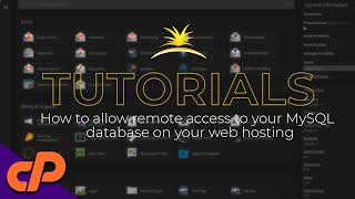 How to allow remote access to your MySQL database on your web hosting [upl. by Safier9]