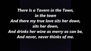 THERE IS A TAVERN IN THE TOWN Drunkard Song Lyrics Words Trinity Vallee Head Shoulders sing along [upl. by Bogey870]