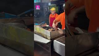 Colombian street food streetfood colombiamedellinnightlife medellin [upl. by Shanley]