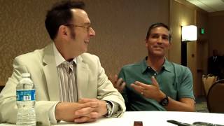 Interview With Michael Emerson amp Jim Caviezel of CBS Person of Interest at ComicCon 2012 [upl. by Anytsirhc]