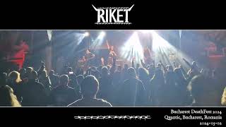 RIKET  Live at Bucharest DeathFest 2024 full concert [upl. by Adniuqal]