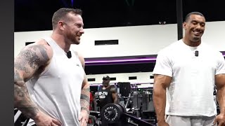 The Greatest PowerLifter John Haack and Larry Wheels Train Bench Press [upl. by Jeu939]