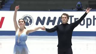 Evelyn Walsh and Trennt Michaud  NHK Trophy 2021 LP [upl. by Lauraine321]