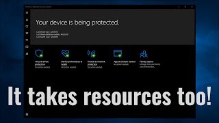 Windows Defender is an Antivirus  It takes resources too [upl. by Unity]